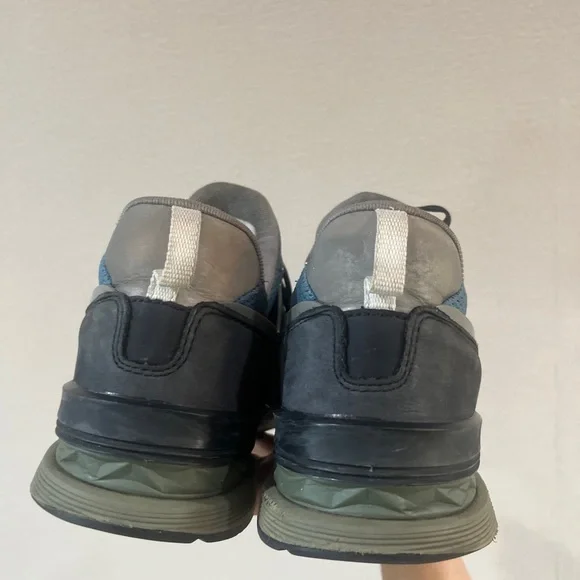 New Balance 574 Classic Size 9 Gray Blue Green  Multi Shoes - Picture 3 of 10